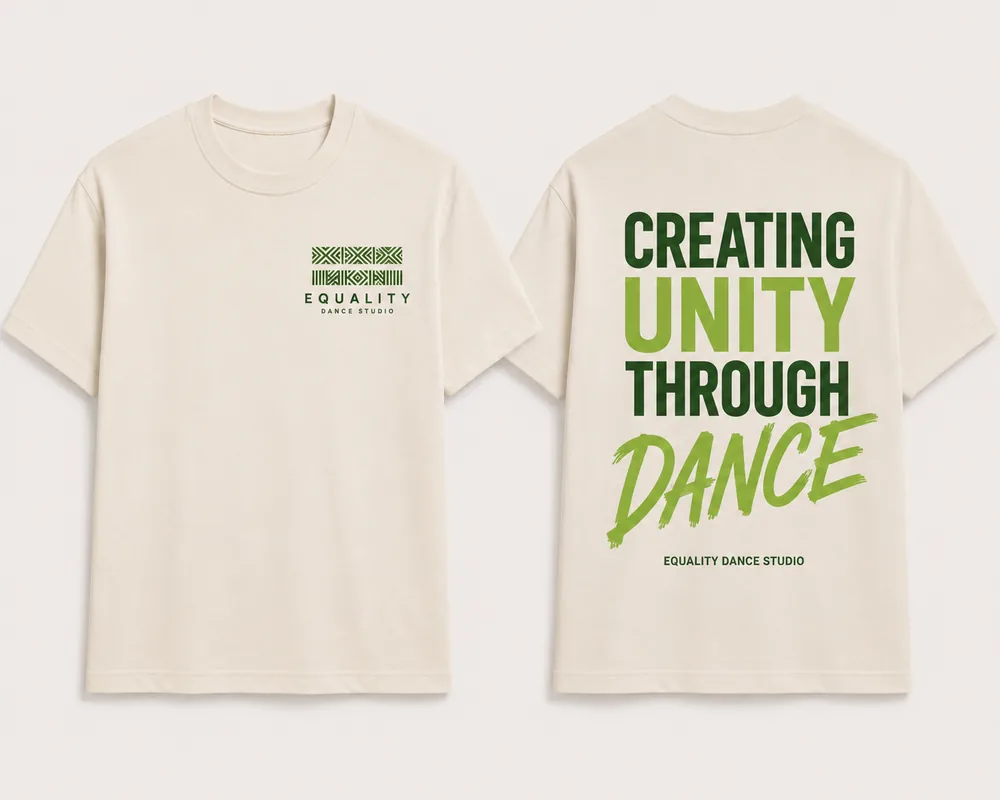 Equality Dance Studio T-shirt crème